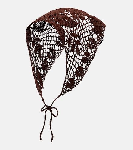 Foulard en crochet de coton - Magda Butrym - Modalova
