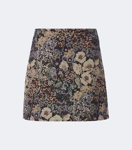 Mini-jupe Ohemia en jacquard à fleurs - Veronica Beard - Modalova