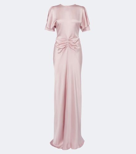 Robe longue Isabella en satin - Victoria Beckham - Modalova