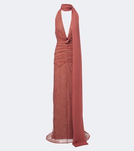 Robe longue Amora en dentelle - De La Vali - Modalova