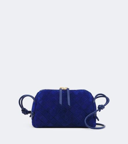 Sac à bandoulière Concert en daim Intrecciato - Bottega Veneta - Modalova