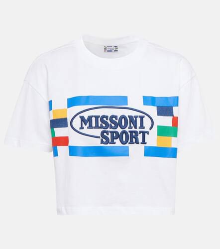 T-shirt raccourci brodé - Missoni - Modalova