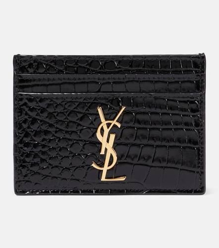 Porte-cartes Cassandre en cuir embossé - Saint Laurent - Modalova
