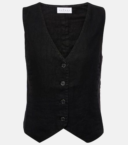 Velvet Gilet Mylie en lin - Velvet - Modalova