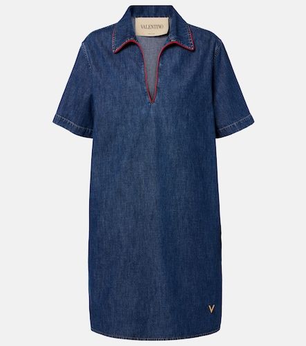Robe VGold en denim - Valentino Garavani - Modalova