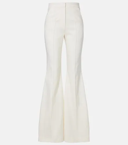 Pantalon évasé Daline en laine mélangée - Costarellos - Modalova