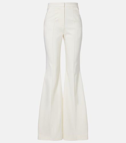 Pantalon évasé Daline en laine mélangée - Costarellos - Modalova