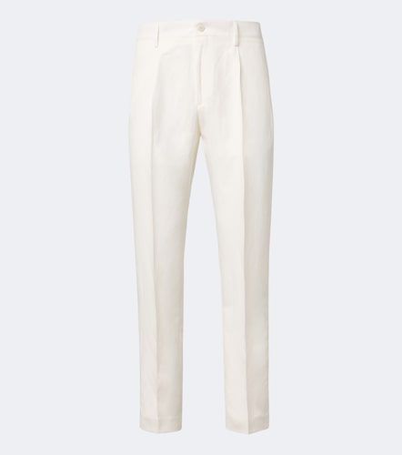 Pantalon de costume en lin et soie - Canali - Modalova