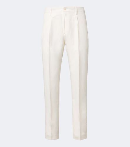 Pantalon de costume en lin et soie - Canali - Modalova