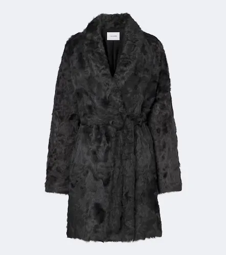 Manteau portefeuille en shearling - Yves Salomon - Modalova