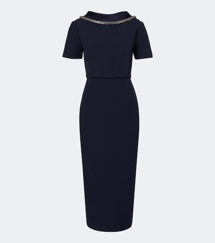 Robe midi à ornements - Roland Mouret - Modalova