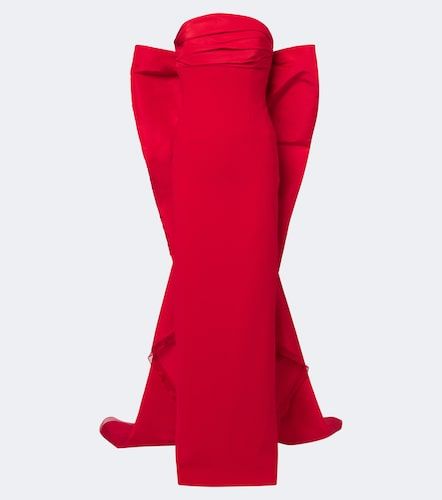 Robe longue bustier à nœud - Carolina Herrera - Modalova