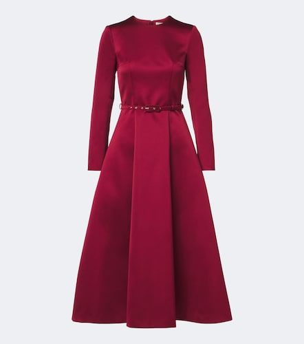 Robe midi Capucine en satin - Emilia Wickstead - Modalova