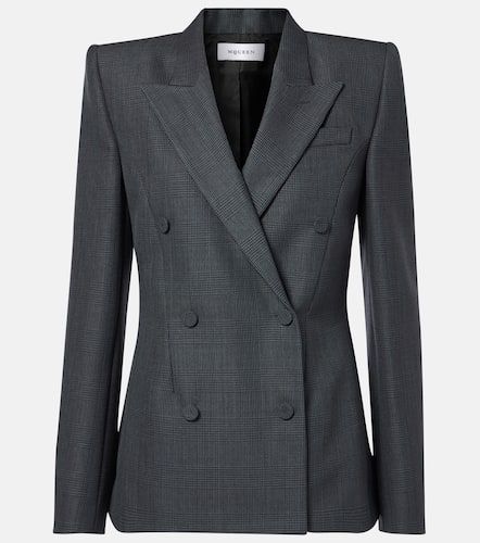 Blazer en laine et mohair - Alexander McQueen - Modalova