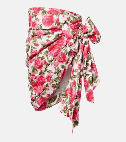 Chloé Mini-jupe en coton à fleurs - Chloe - Modalova