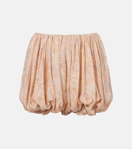 Chloé Short en soie à fleurs - Chloe - Modalova