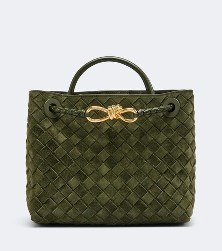 Sac à main Andiamo Small en daim - Bottega Veneta - Modalova