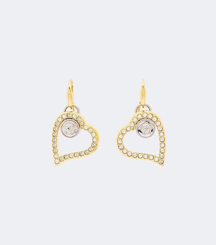 Boucles d'oreilles à cristaux - Versace - Modalova