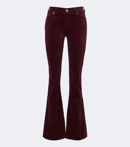 Pantalon évasé Leggy en coton mélangé - 7 For All Mankind - Modalova