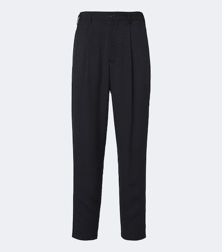 Pantalon droit en jacquard - Giorgio Armani - Modalova