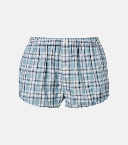 Short en coton à carreaux - Acne Studios - Modalova