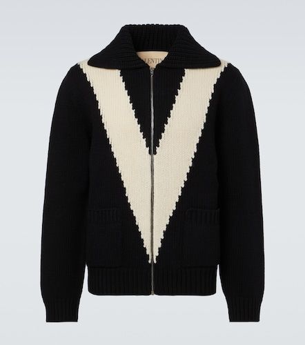 Pull intarsia en laine vierge - Valentino Garavani - Modalova