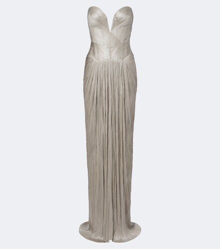 Robe longue bustier Noor en soie - Maria Lucia Hohan - Modalova