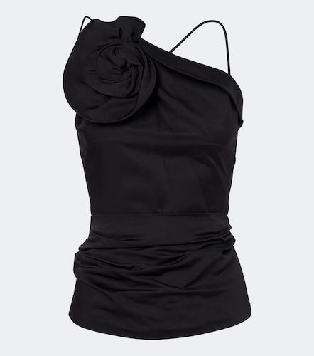 Top en coton et soie à appliqué - Magda Butrym - Modalova