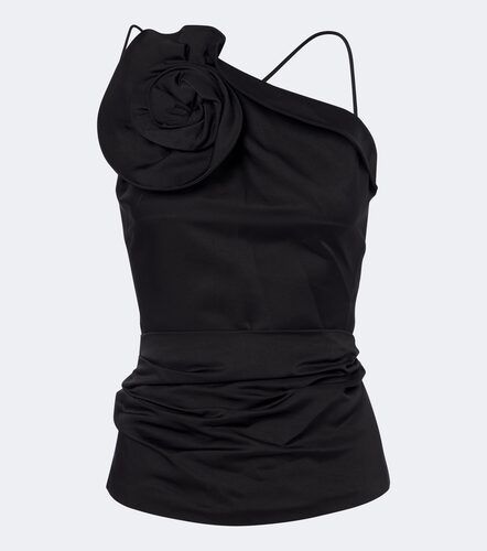 Top en coton et soie à appliqué - Magda Butrym - Modalova
