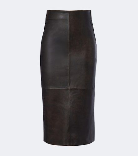 Arma Jupe crayon en cuir - Arma - Modalova