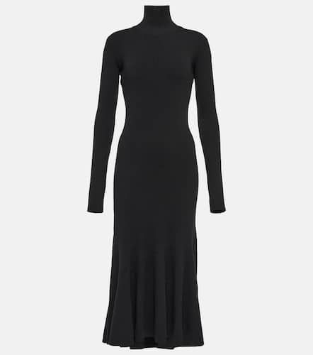 Robe midi en laine mélangée - Balenciaga - Modalova