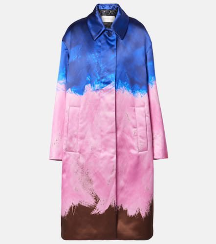 Manteau en coton et soie - Dries Van Noten - Modalova