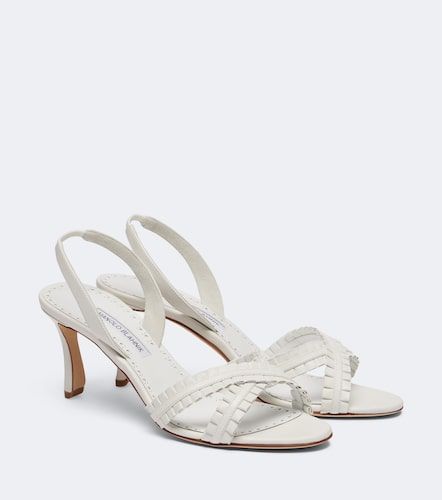 Sandales slingback Volusan en cuir - Manolo Blahnik - Modalova