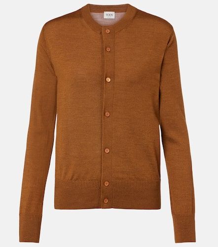 Cardigan en laine et soie mélangées - Tod's - Modalova