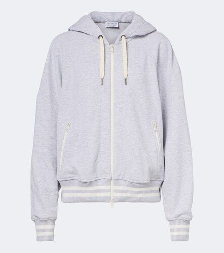 Sweat-shirt à capuche en coton - Brunello Cucinelli - Modalova