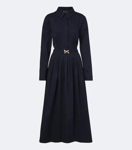 Robe chemise en coton à ceinture - Oscar de la Renta - Modalova