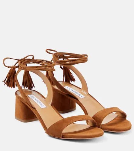 Aquazzura Sandales Alu 50 en daim - Aquazzura - Modalova