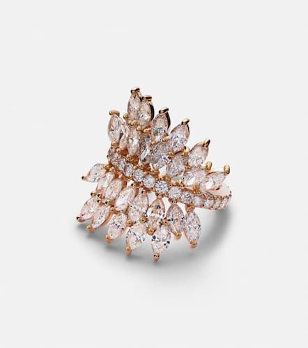 Bague Marquise Butterfly en or rose 18 ct et diamants - Shay Jewelry - Modalova