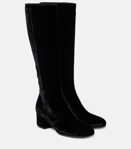 Bottes Joelle 45 en velours - Gianvito Rossi - Modalova