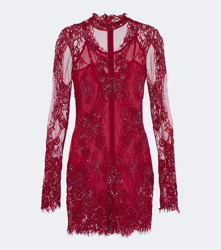 Robe en dentelle à ornements - Blumarine - Modalova