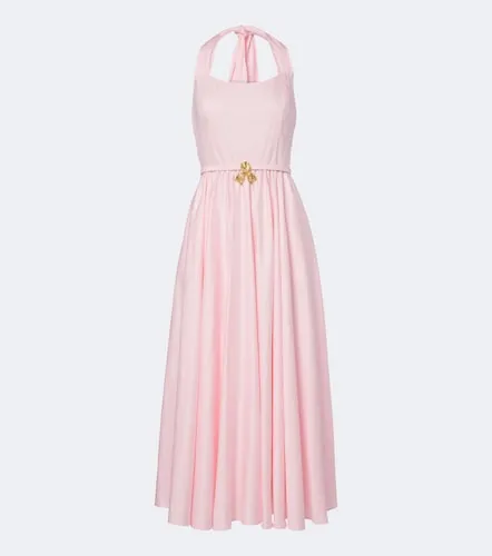 Robe midi en satin de coton - Oscar de la Renta - Modalova