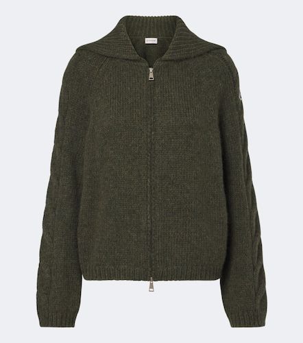 Cardigan en alpaga et laine mélagée - Moncler - Modalova