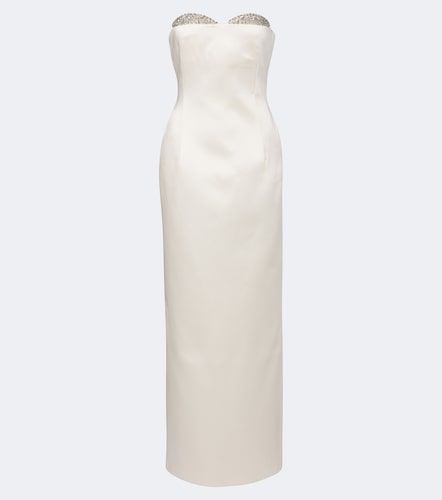 Robe longue bustier Noelie en satin - The New Arrivals Ilkyaz Ozel - Modalova