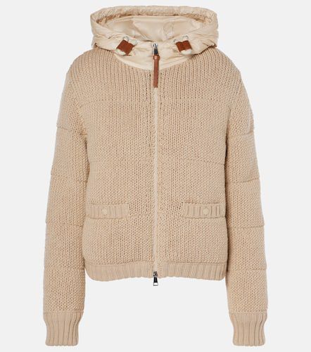 Veste matelassée en laine vierge - Moncler - Modalova