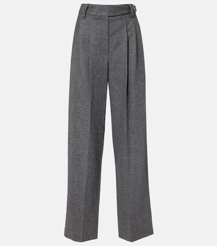 Pantalon ample en laine et cachemire - Brunello Cucinelli - Modalova