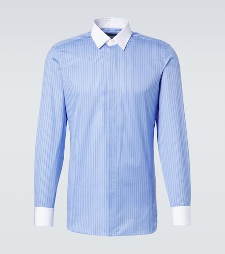 Chemise rayée en satin de coton - Tom Ford - Modalova