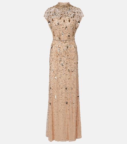 Robe longue Sylvie à ornements - Jenny Packham - Modalova