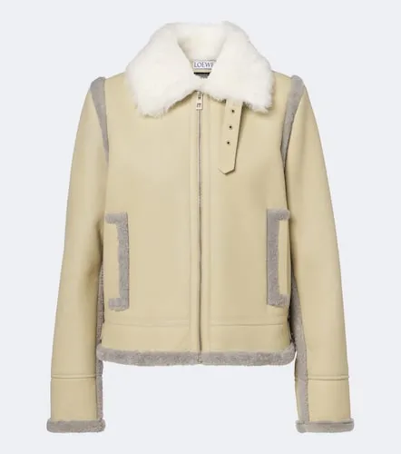 Loewe Veste en cuir et shearling - Loewe - Modalova