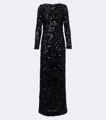Robe longue à sequins - Oscar de la Renta - Modalova