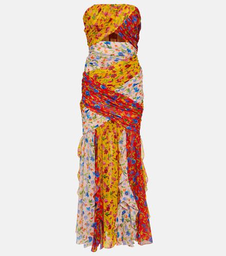 Robe longue à fleurs - Carolina Herrera - Modalova